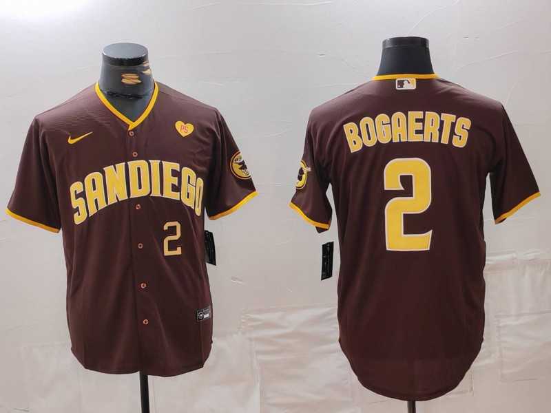 Men's San Diego Padres #2 Xander Bogaerts Brown With PS Patch Cool Base Stitched Jerseys,We sell and wholesale Men's San Diego Padres #2 Xander Bogaerts Brown With PS Patch Cool Base Stitched Jerseys on line form chian!